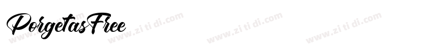 PorgetasFree字体转换