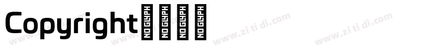 Copyright字体转换