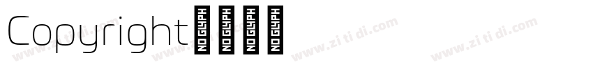 Copyright字体转换