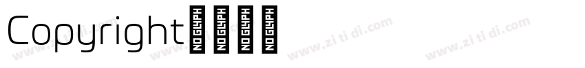 Copyright字体转换