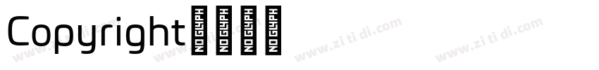 Copyright字体转换