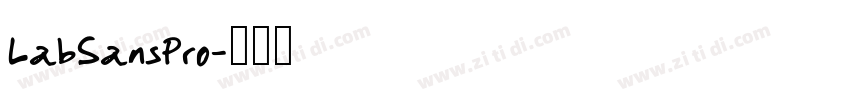 LabSansPro字体转换