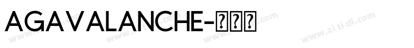 AGAvalanche字体转换