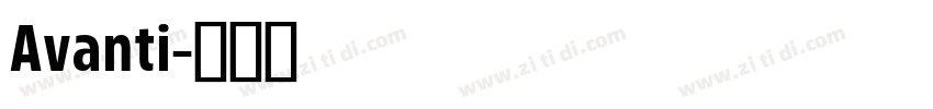 Avanti字体转换