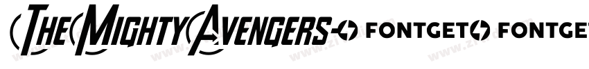 TheMightyAvengers字体转换