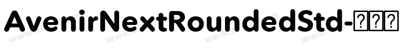 AvenirNextRoundedStd字体转换