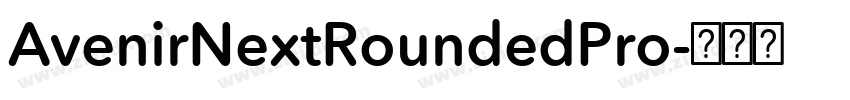 AvenirNextRoundedPro字体转换