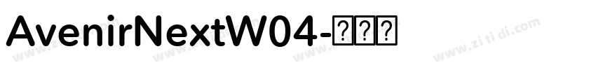 AvenirNextW04字体转换 AvenirNextW04字体转换