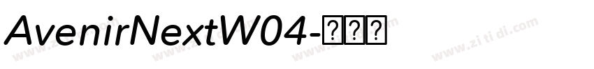 AvenirNextW04字体转换 AvenirNextW04字体转换