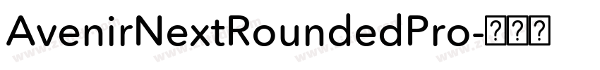 AvenirNextRoundedPro字体转换
