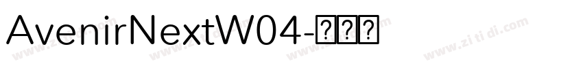 AvenirNextW04字体转换 AvenirNextW04字体转换