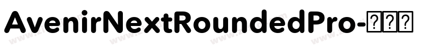 AvenirNextRoundedPro字体转换