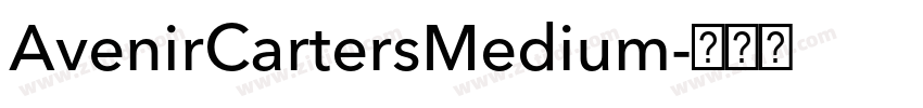 AvenirCartersMedium字体转换