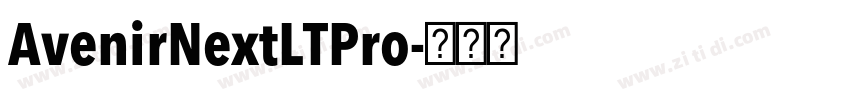 AvenirNextLTPro字体转换