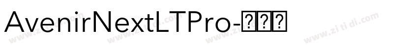 AvenirNextLTPro字体转换