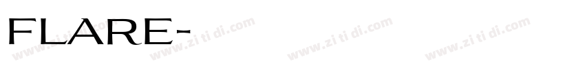 flare字体转换