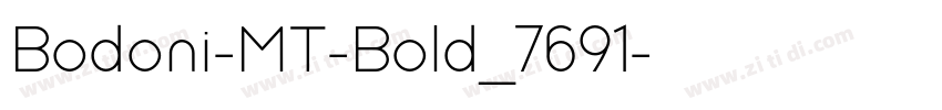 Bodoni-MT-Bold_7691字体转换