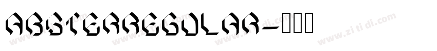 ABSTERRegular字体转换