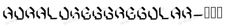 AURALUXESSRegular字体转换