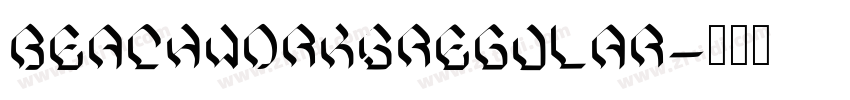 BEACHWORKSRegular字体转换 BEACHWORKSRegular字体转换