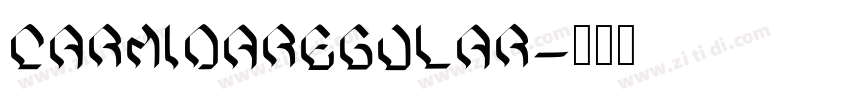 CarmidaRegular字体转换