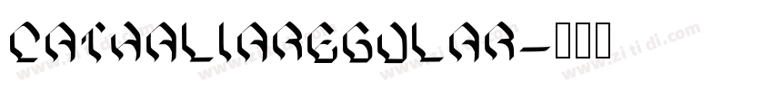 CathaliaRegular字体转换 CathaliaRegular字体转换