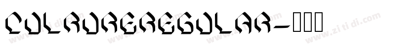 CulrureRegular字体转换