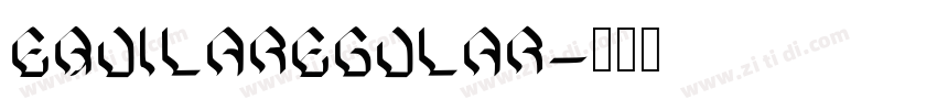 EquilaRegular字体转换