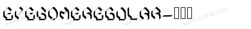 EyesomeRegular字体转换