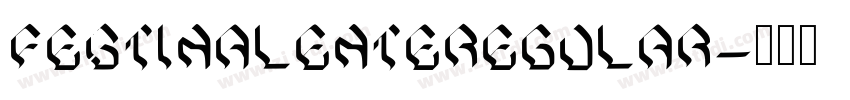 FestinaLenteRegular字体转换