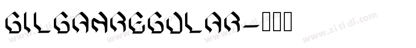 GilganRegular字体转换