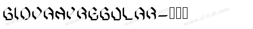 GiovanyRegular字体转换