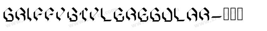 GriffystyleRegular字体转换 GriffystyleRegular字体转换