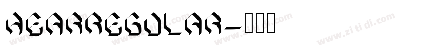 HearRegular字体转换