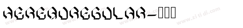 HerequRegular字体转换