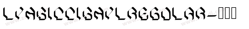 LynsicCisnylRegular字体转换