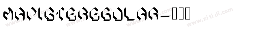 MavisteRegular字体转换