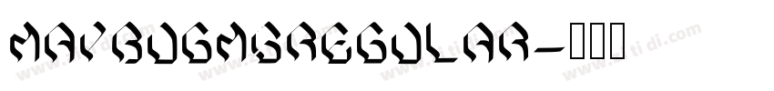 MaybugMSRegular字体转换