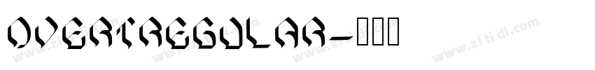 OvertRegular字体转换