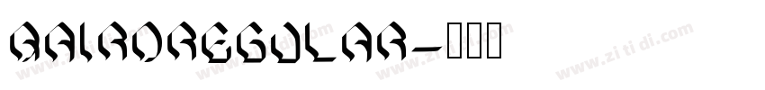 QAIRORegular字体转换 QAIRORegular字体转换