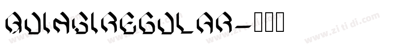 QuinsiRegular字体转换 QuinsiRegular字体转换