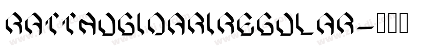 RattnugidariRegular字体转换