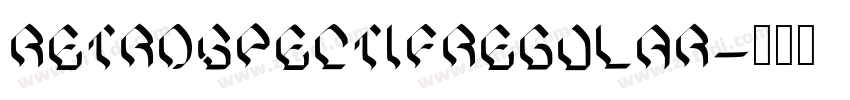 RetrospectifRegular字体转换