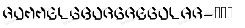 RummelsburgRegular字体转换