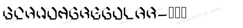 SchwungRegular字体转换