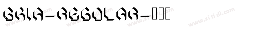Skia-Regular字体转换