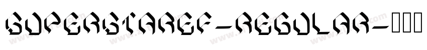 SuperstarEF-Regular字体转换