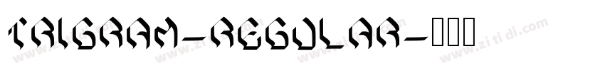 Trigram-Regular字体转换