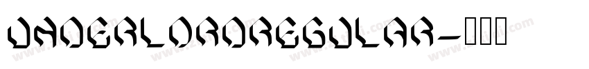 UnderlordRegular字体转换