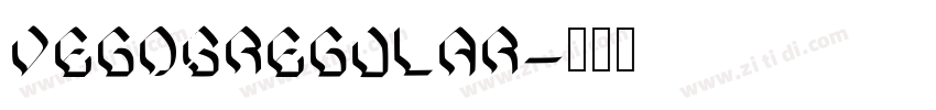 VegosRegular字体转换